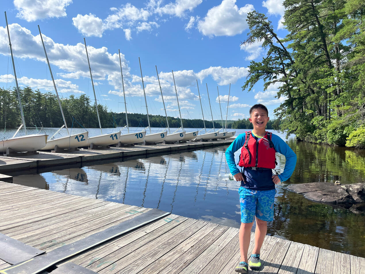 Sailing at Mendums Pond