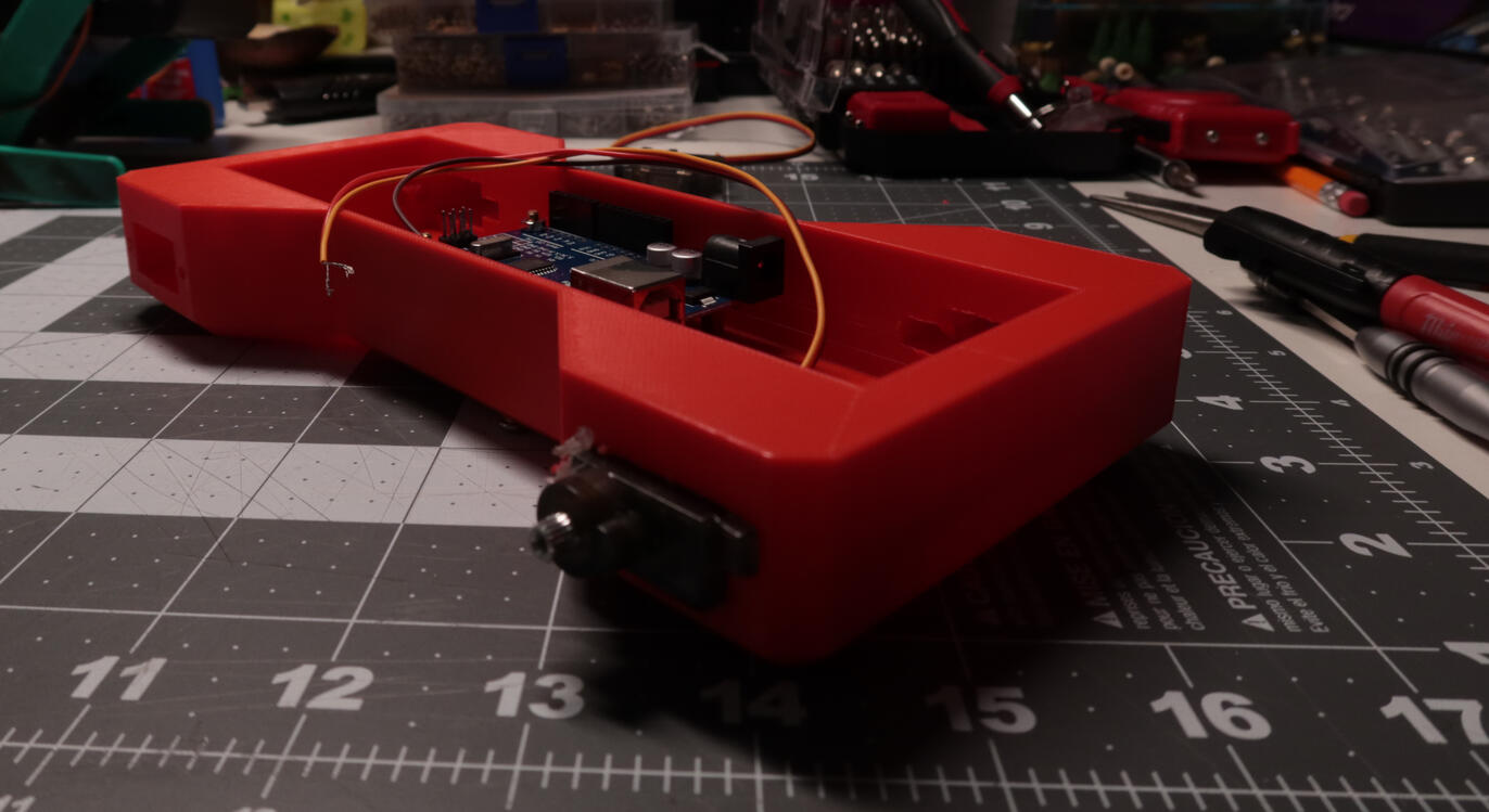 Version 2, a 3d printed shell