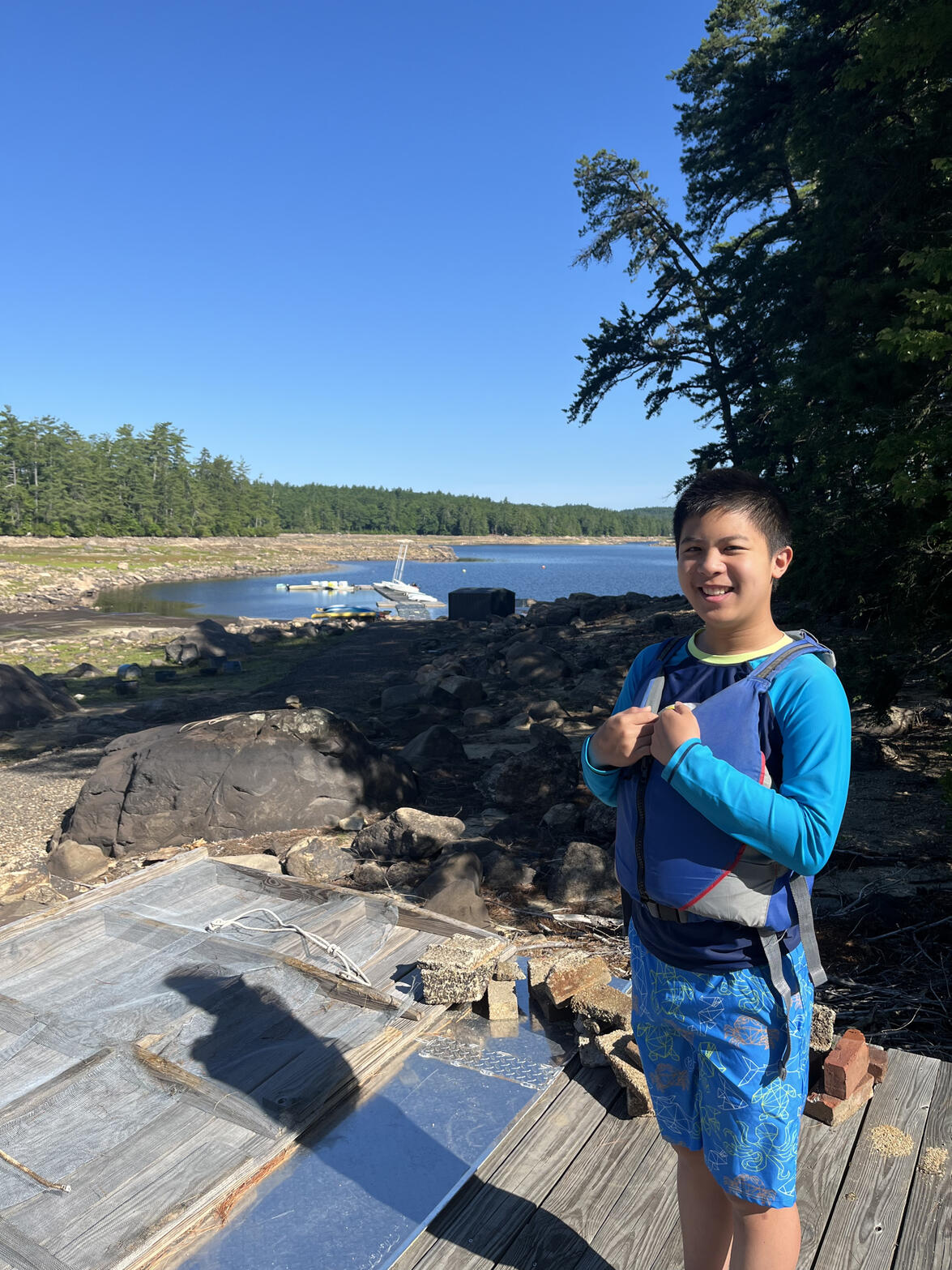 Mendums pond was drained this summer for dam repair