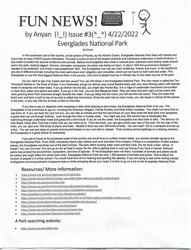 Fun News 3 was the first to use a typed up front page, improving clarity. Unfortunately, the hand drawn back has been lost.