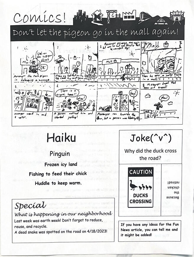 Page 2 of Fun News 6